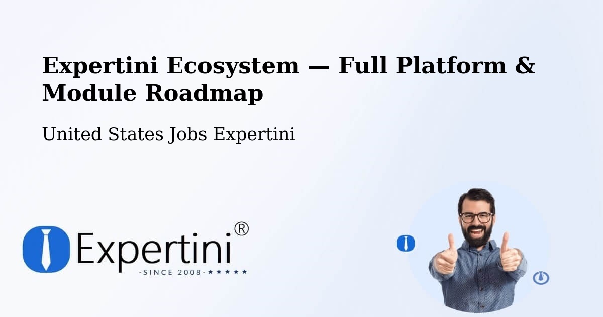 Expertini Ecosystem — Full Platform & Module Roadmap – Sedro Woolley